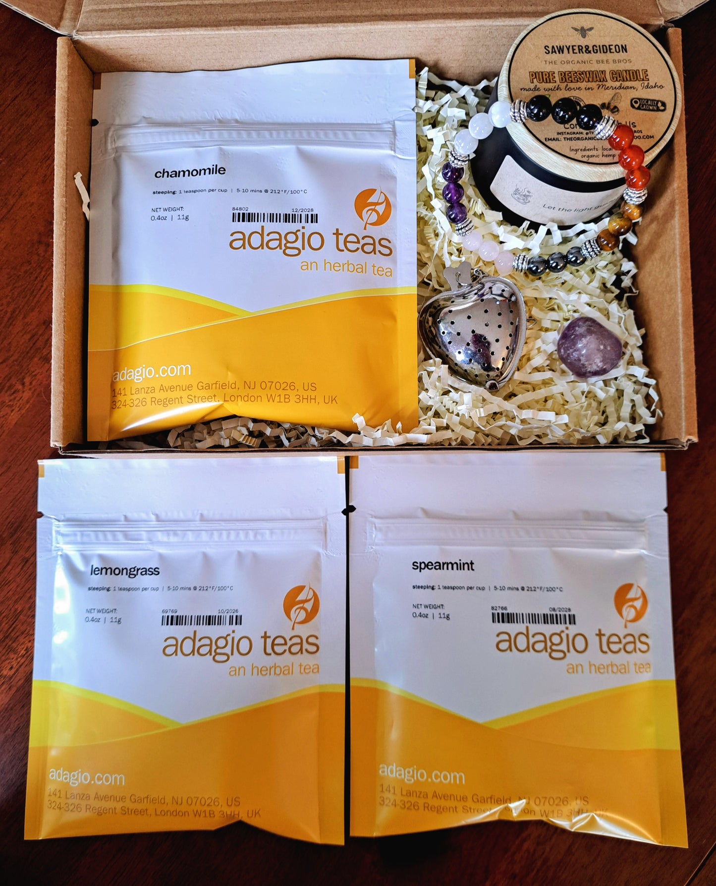 Recovery Gift Box + Intention Bracelet